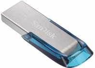 купить SanDisk Ultra Flair USB 3.0 64GB - NEW Tropical Blue Color; EAN: 619659163051 в Алматы фото 3