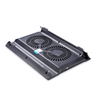 купить Охлаждающая подставка для ноутбука, Deepcool, N8 Black DP-N24N-N8BK,  17*, Вентилятор 2*14см, 1000&plusmn;10%RPM, 4*USB 2.0, 25,1дБл, Габариты 380х278х55мм, Чёрный в Алматы фото 2