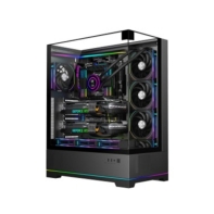 Купить Кейс FSP U691-BP, Panoramic ATX Ultra Tower, ATX(BTF), M-ATX, Mini-ITX, USB3.0 x 2, Type-C, TG, Black Алматы