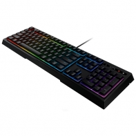 купить Клавиатура, Razer, Ornata Chroma, RZ03-02040700-R3R1, Игровая, Механическо-мембранная, Программируемые клавиши, Подсветка Chroma из 16,8 млн. оттенков, Подставка для запястий, USB, Размер: 224*463*31 мм., Анг/Рус, Чёрный в Алматы фото 2