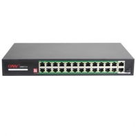 купить Коммутатор PoE  24-портовый ONV-H1024PLD long distance <24 портов 10/100Mbps PoE802.3at/af,  2 * 1000Mbps RJ45, 17-24 порт 250 Meters @10M, 1*SFP port, самовосстановление сети, бюджет мощности 250W> в Алматы фото 1