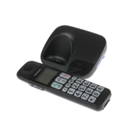 купить Радиотелефон PANASONIC KX-TGE110 (RUB) Черный в Алматы фото 2