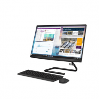 купить моноблок Lenovo IdeaCentre A340-24ICB 23.8** FHD(1920x1080)/Intel Core i5-9400T 1.80GHz Hexa/8GB/1TB+256GB SSD/AMD Radeon 530 2GB/DVD&plusmn;RW/WiFi/BT4.0/CR/KB+MOUSE(USB)/W10H/1Y/BLACK в Алматы фото 1