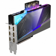 купить Видеокарта Gigabyte GeForce RTX3090 AORUS XW WB, 24Gb GDDR6X 3xHDMI 3xDP GV-N3090AORUSX WB-24GD в Алматы фото 2