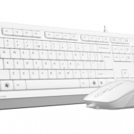 купить Клавиатура мышь A4tech F1010-WHITE Fstyler USB в Алматы фото 1