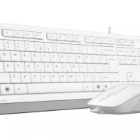 Купить Клавиатура мышь A4tech F1010-WHITE Fstyler USB Алматы