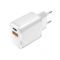 купить Зарядное устройство сетевое OLMIO USB+Type-C, QC3.0+Smart IC, 20W в Алматы фото 1