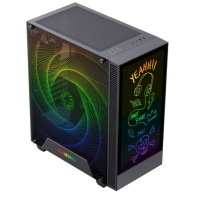 купить Корпус ПК без БП GameMax Kreator <MATX, 1x120FAN> в Алматы фото 2