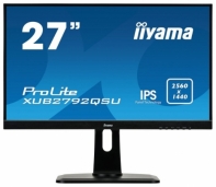 купить Монитор LCD 27** 16:9 2560х1440(WQHD) IPS, nonGLARE, 350cd/m2, H178&deg;/V178&deg;, 1000:1, 5M:1, 1.07B, 5ms, DVI, HDMI, DP, USB-Hub, Height adj, Pivot, Tilt, Swivel, Speakers, Swivel, 3Y, Black в Алматы фото 2