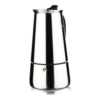 купить Гейзерная кофеварка Vinzer Moka Inox Induction 89393 (9 чашек) в Алматы фото 1