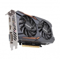 купить Видеокарта Gigabyte GeForce GTX1050 OC 2Gb GDDR5 128bit DVI HDMI DP GV-N1050OC-2GD в Алматы фото 3