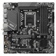 купить Материнcкая плата MSI PRO B760M-A WIFI s1700 B760 4xDDR5 M.2 HDMI DP WiFi BT mATX в Алматы фото 1