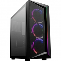 купить Корпус CoolerMaster CMP510 (CP510-KGNN-S00) ATX/Mini-ITX 1xUSB2.0 1xUSB3.2 3xARGB FAN Без Б/П Черный в Алматы фото 1
