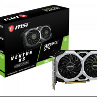 купить Видеокарта MSI GeForce GTX1660, 6GB GDDR5 192-bit 1xHDMI 3xDP GTX 1660 VENTUS XS 6G OC в Алматы фото 1