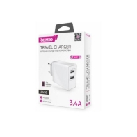 Купить Зарядное устройство сетевое Olmio 2USB, 3.4A, Smart IC Алматы