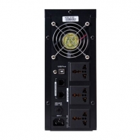 купить UPS, SVC, W-1500, Smart, USB, Мощность 1500ВА/900Вт, Диапазон работы AVR: 160-275В, 12В/9 Ач*2шт., 3 вых.: Shuko CEE7, Защита тел. линии, Чистая синусоида, Чёрный в Алматы фото 2