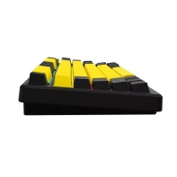 купить LORGAR KBP7075W, Wireless 75% Mechanical Gaming Keyboard Pro, Black/yellow, EN/RU layout в Алматы фото 2