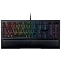 купить Клавиатура, Razer, Ornata Chroma, RZ03-02040700-R3R1, Игровая, Механическо-мембранная, Программируемые клавиши, Подсветка Chroma из 16,8 млн. оттенков, Подставка для запястий, USB, Размер: 224*463*31 мм., Анг/Рус, Чёрный в Алматы фото 3