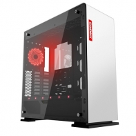 купить Корпус ПК без БП GameMax M(9)909 Vega White Temp Glas <ATX, 1х120mmRGB, 5x3,5, 4x2,5, 1 x HD Audio,  210x516x491mm> в Алматы фото 1
