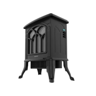 купить Камин электрический напольный Cecotec ReadyWarm 1500 Flames черный в Алматы фото 2