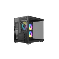 купить Корпус AOC CG350B 3F M-ATX/ITX 1xUSB2.0 1xUSB3.0 1xType-C 1xAudio/Mic Черный AOC-CG350-BF3V1R0W2-G в Алматы фото 3