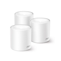 Купить Домашняя Mesh Wi-Fi система GbE AX1500 Tp-Link Deco X1500 (3 устройства) <Бесшовный роуминг, Wi-Fi 6, 5 ГГц: до 1201 Мбит/с (802.11ax), 2,4 ГГц: до 300 Мбит/с (802.11ax), 802.11ax/ac/a/b/g/n, 2 гигабитных порта LAN/WAN, Beamforming, MU-MIMO, OFDMA, H в Алматы