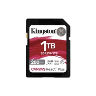 купить Карта памяти SD, Kingston Canvas React Plus, 1Tb, SDR2V6/1TB, UHS-II, R280/W150, V60 в Алматы фото 1