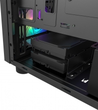 купить Корпус ПК без БП DarkFlash Melody <ATX, 2x3.5, 2xUSB 2.0, 1xUSB 3.0, Audio, 390*200*446mm, Black> в Алматы фото 4