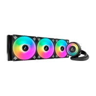 купить Водяное охлаждение ARCTIC Liquid Freezer III - 420 A-RGB(Black), ACFRE00145A, S1851/1700/1200/AMD4/5 в Алматы