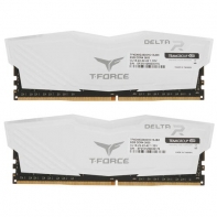 купить ОЗУ TeamGroup T Force Delta RGB 16Gb (8x2)/3600MHz, CL18, 1.35V, RGB, WHITE, TF4D416G3600HC18JDC01 в Алматы фото 1