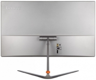 купить Монитор Lenovo L24q-10 LCD 23.8** 16:9 2560х1440(WQHD) IPS, nonGLARE, 300cd/m2, H178&deg;/V178&deg;, 1000:1, 16.7M, 4ms, HDMI, DP, Tilt, Audio out, 1Y, Silver в Алматы фото 3