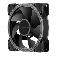 купить Корпусной вентилятор 2E GAMING AIR COOL (ACF120B-RGB), 120мм, Molex 4PIN +2510-3PIN, черные лопасти, в Алматы фото 3
