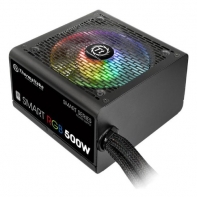 купить Блок питания Thermaltake Smart RGB 500W/Fan Hub/80 Plus/EU/All Sleeved Cables, PS-SPR-0500NHSAWE-1 в Алматы фото 1