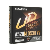 купить GIGABYTE MB AM4, A520, 4xDDR4, DP + HDMI, 1xPCIe x16 3.0, 1xPCIe x1, 1xM.2, 4xSATA, GbE LAN, mATX в Алматы фото 3