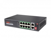 купить Коммутатор PoE  8-портовый ONV-H1108PLD long distance <8 портов 10/100Mbps PoE802.3at/af (30W на порт),  2 Uplink порта 10/100Mbps, 250 Meters @10M, Bandwidth:2Gbps, самовосстановление сети, бюджет мощности PoE 120W> в Алматы фото 2