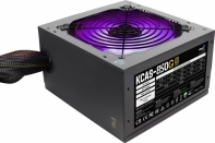 купить Блок питания, Aerocool, KCAS-850G, 850W, ATX, APFC, 20 4 pin, 4 4pin, 7*Sata, 4*Molex, 1*FDD, 4*PCI-E 6 2 pin, RGP 4pin-F, RGB 4pin-M, Поддержка Haswell, Вентилятор 12 см, Кабель питания, Чёрный в Алматы фото 3