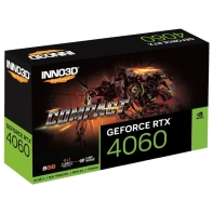 купить Видеокарта Inno3D GeForce RTX4060 COMPACT, 8G GDDR6 HDMI 3xDP N40601-08D6-173050N в Алматы фото 3