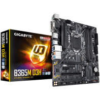 купить Материнская плата  GIGABYTE B365M D3H  LGA1151  B365 2xPCI-E Dsub+DVI+HDMI+DP GbLAN SATA MicroATX 4DDR4 в Алматы фото 1