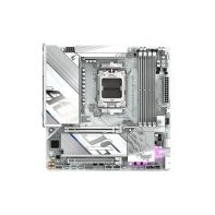 Купить Материнская плата GIGABYTE X870M AORUS ELITE WF7 ICE, AM5, X870, 4xDDR5, 2xHDMI+2xUSB4, 2xM.2, mATX Алматы