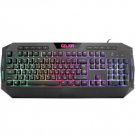 купить Клавиатура проводная игровая Defender Gelios GK-174DL ENG/RUS, радужная подсветка, НОВИНКА! в Алматы фото 1