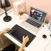 купить Графический планшет, Huion, Q11K V2, Разрешение 5080 lpi, Чувствительность к нажатию 8192, Интерфейс беспроводной, Рабочая область 279,4*174,6 мм. (11*х6,875*), Чёрный в Алматы фото 4