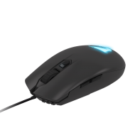 купить Компьютерная мышь, Gigabyte, GM-AORUS M2, Игровая, Оптическая 6400 dpi,  Прорезиненные боковые вставки, Подсветка 16.8 млн. цветов, Проводная, USB, Чёрная в Алматы фото 2