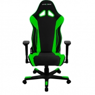 купить Игровое компьютерное кресло, DX Racer,  OH/RW106/NE, ПУ экокожа, Вид наполнителя: губчатая пена высокой плотности (54 кг/м?), Металлическая основа кресла, Механизм качания: топ-ган, Прорезиненные колеса в комплектации, Черный-зеленый в Алматы фото 2