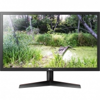 купить Монитор LG 24GL600F-B, TN, 23.6*, 16:9, FHD (1920x1080*144 Hz), 300cd/m2, 1000:1, 170/160, 1ms, HDMI, DP, Black в Алматы фото 1