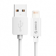 купить Кабель Lightning ORICO BTL-10-WH <1М, USB2.0, White> в Алматы фото 1