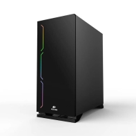 купить Корпус Wintek Wave D528 TG 1xUSB3.0,2xUSB 2.0+HD-Audio, 2*3,5 2*2,5 7слотов VGA320мм CPU157мм Сталь 0,5мм 1Fan RGB ATX (Wintek Wave D528 TG) в Алматы фото 2