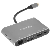 купить Мультипортовый хаб 8-в-1 USB-C DS-14 (CNS-TDS14) в Алматы фото 2
