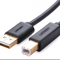 купить Кабель для принтера Ugreen US135 10351 <USB 2.0, 3М> V2 в Алматы фото 1