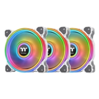 купить Кулер для компьютерного корпуса Thermaltake Riing Quad 12 RGB White (3-Fan Pack) в Алматы фото 1