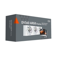 купить Водяное охлаждение для CPU PCCooler DV360 ARGB Display WH TDP 300W 115X/1200/1700/1851/AM4/AM5 Белый в Алматы фото 3